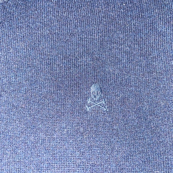 NWOT Men’s navy wool hoodie - Picture 2 of 5